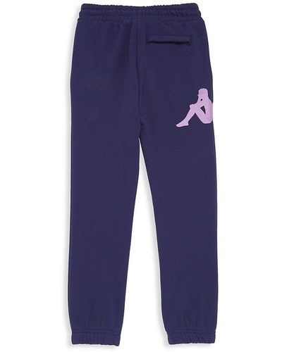 Kappa Little Girl's & Girl's Authentic Coevorden Sweatpants - Blue