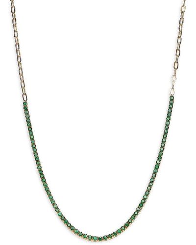 Signed Fred Leighton Green Nephrite and Diamond Rondelle Necklace | Fred  Leighton