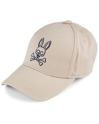 Psycho Bunny Flavin Logo Baseball Cap - Natural
