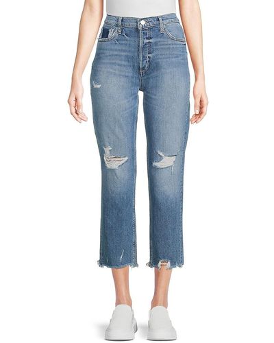 Joe's Jeans The Scout High Rise Cropped Jeans - Blue