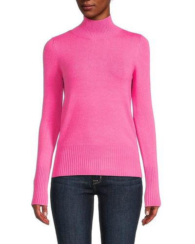 French Connection Babysoft Highneck Sweater - Pink