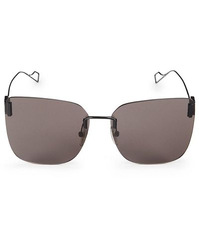 Balenciaga 62mm Butterfly Sunglasses - Grey