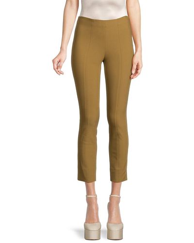 Vince Solid Front Seam Leggings - Natural