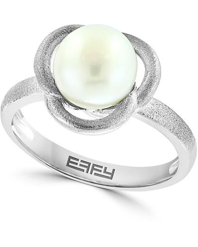 Effy ENY Sterling Silver & 8mm Freshwater Pearl Ring - White
