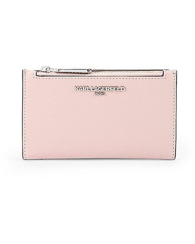 Karl Lagerfeld Bi-Fold Wallet - Pink