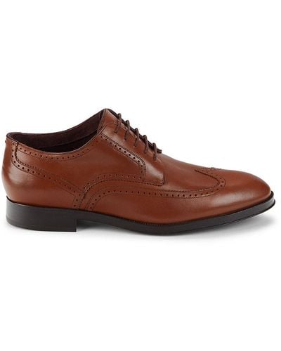 Cole Haan Dawsn Leather Oxford Shoes - Brown