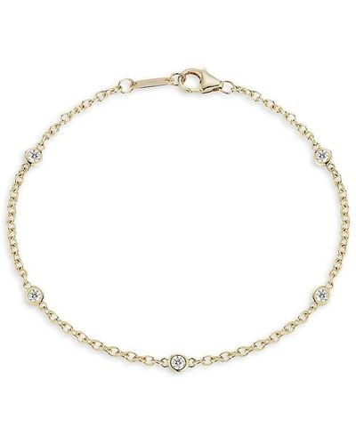 Nephora 14K & 0.25 Tcw Diamond Bracelet - White