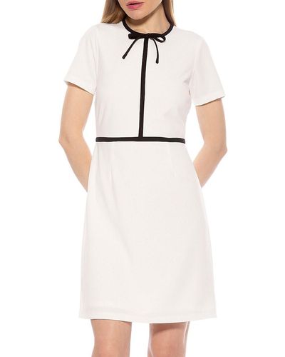 Alexia Admor Eira A-Line Mini Dress - White