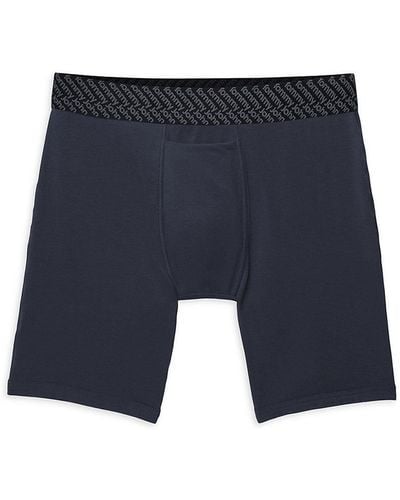 Tommy John 2-pack Logo Waistband Boxer Briefs - Blue