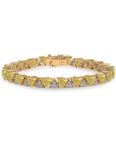 Hueb Botanica 18k Yellow Gold & Yellow Sapphire Tennis Bracelet - Metallic