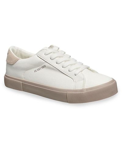 French Connection Becka Two Tone Sneakers - White