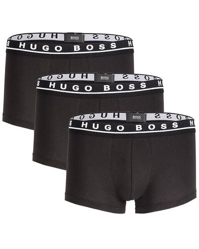BOSS by HUGO BOSS 3-pack Logo Boxer Briefs - Black
