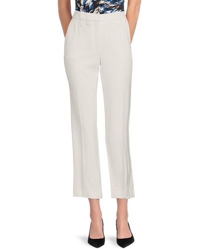 Proenza Schouler Straight Cropped Trousers - White
