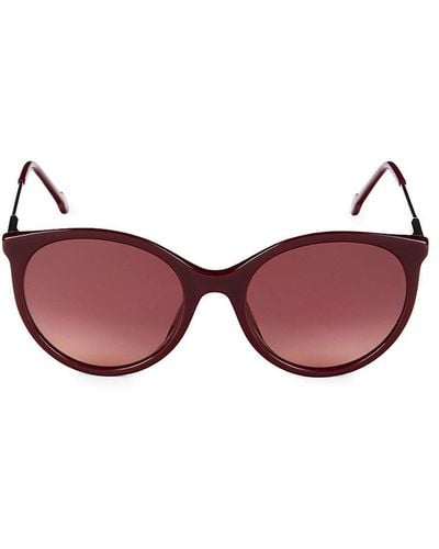 Carolina Herrera Ch 0069/S 56Mm Oval Sunglasses - Red