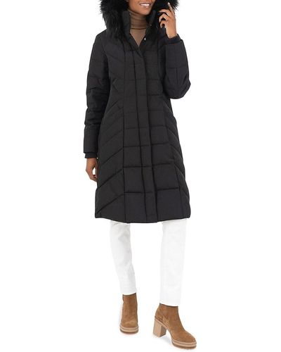 RACHEL Rachel Roy Water Resistant Puffer Coat - Black