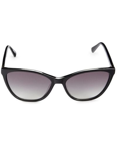 Longchamp 57mm Cat Eye Sunglasses - Black