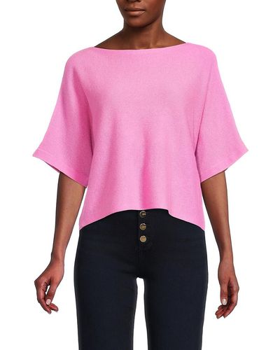 360cashmere Cashmere Dolman-sleeve Top - Pink