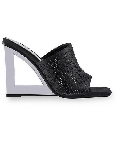 Lady Couture Fuego Wedge Sandals - Black