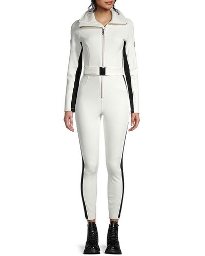 CORDOVA Signature Belted Ski Jumpsuit - White