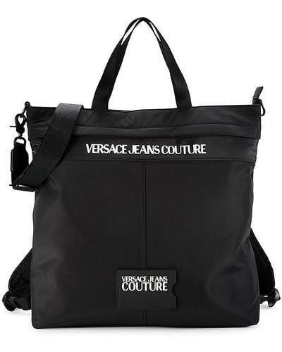 Versace Logo Tote - Black