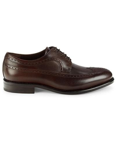 Nettleton James Leather Longwing Derbys - Brown