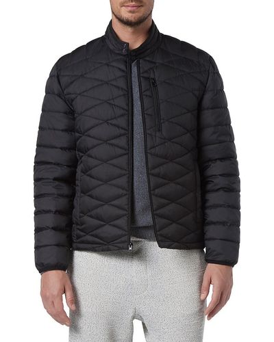 Andrew Marc Hackett Packable Quilted Jacket - Black