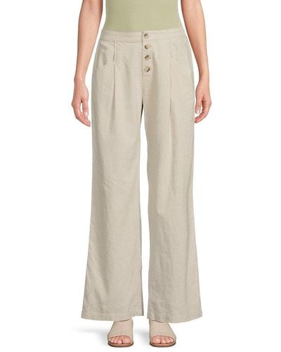 Natural Saks Fifth Avenue Pants For Women 