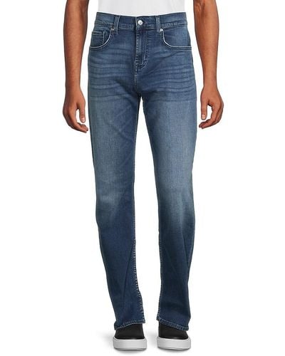 7 For All Mankind Austyn Relaxed Whiskered Jeans - Blue
