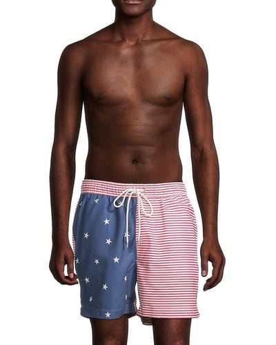 Brooks Brothers Print Swim Shorts - Multicolor