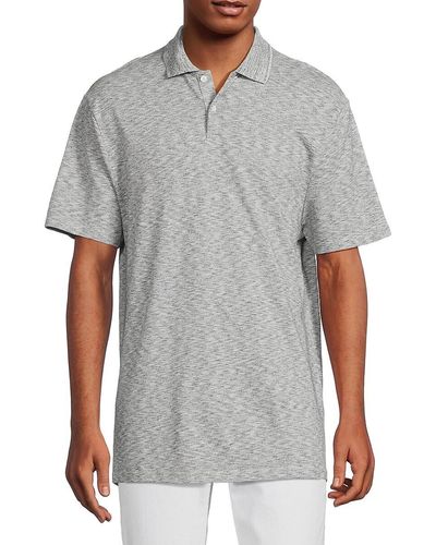 Zanerobe Slubbed Piqué Polo - Grey