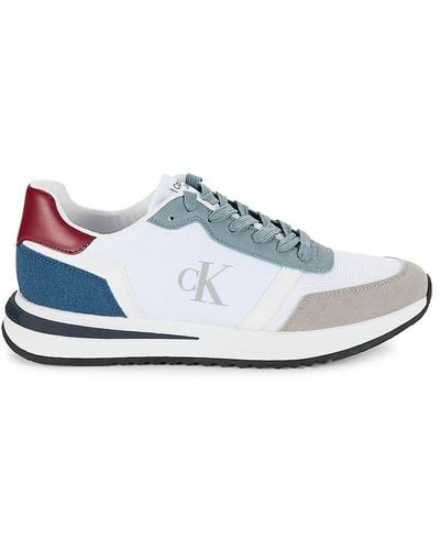 Calvin Klein Picio Mesh Running Sneakers - Blue