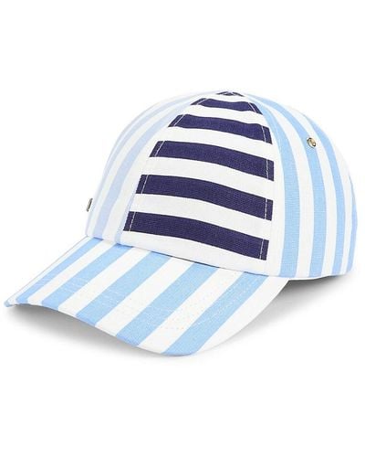 Cole Haan Striped Baseball Hat - Blue