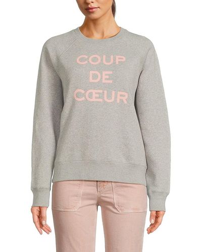 Zadig & Voltaire Coup De Coeur Graphic Sweatshirt - White