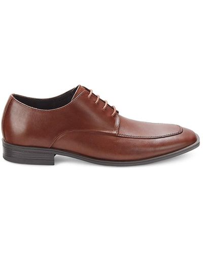 Calvin Klein Cmmalley2 Leather Derby Shoes - Brown
