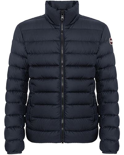 Colmar Concrete Sporty Quilted Down Blend Jacket - Blue