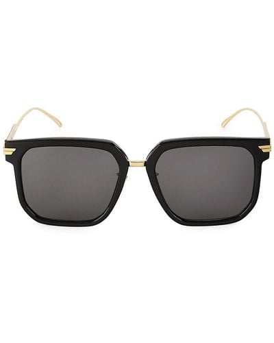 Bottega Veneta 57mm Square Sunglasses - Black