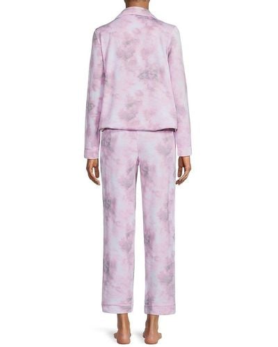 Kensie 2-piece Print Pajama Set - Pink