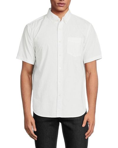 Alex Mill Short Sleeve Oxford Shirt - White