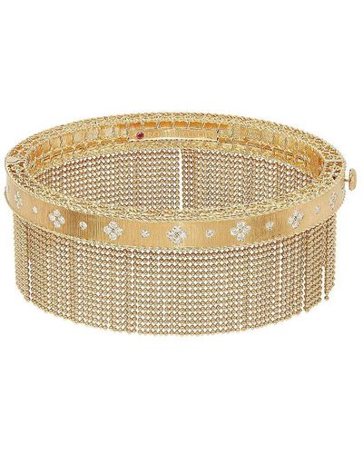 Roberto Coin Chic and Shine X-Large Oval Link Toggle Bracelet in 18k Yellow  Gold