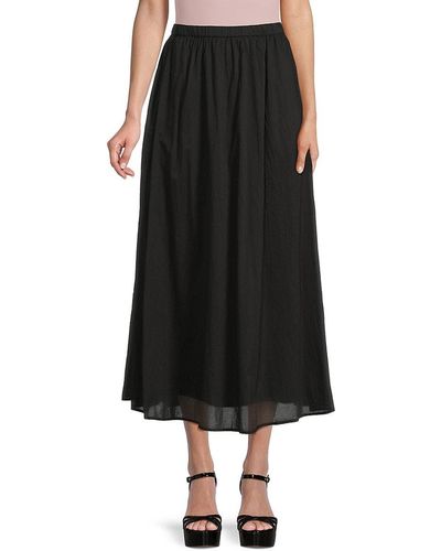 Magaschoni Maxi A Line Skirt - Black