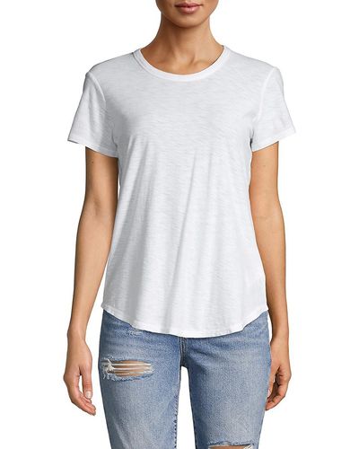 James Perse Relaxed Fit Crewneck Tee - White