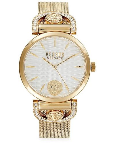 Versus 36Mm Stainless Steel & Crystal Bracelet Watch - Metallic