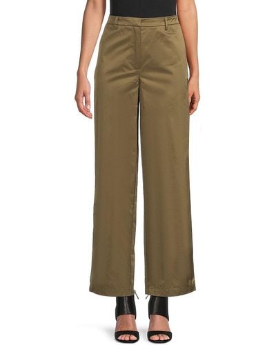 Walter Baker Army Sterling Easy Fit High Rise Trousers - Green