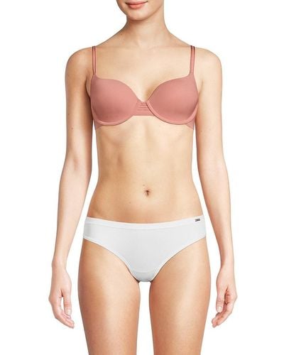 Le Mystere Second Skin Back Smoothing Underwire Bra - White