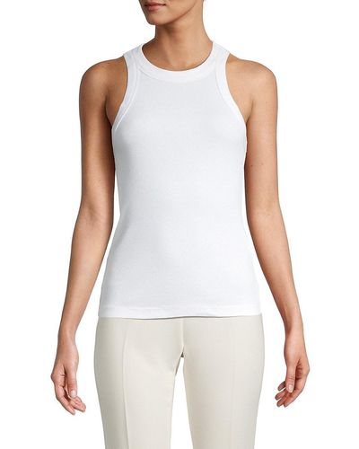 James Perse Ribbed Tank Top - White