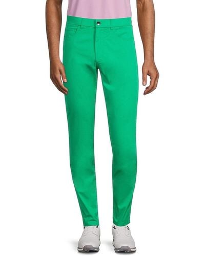 Greyson Amagansett Solid Trousers - Green