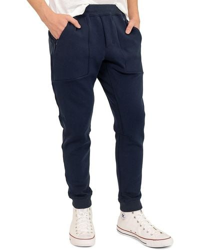 PINOPORTE Solid Joggers - Blue