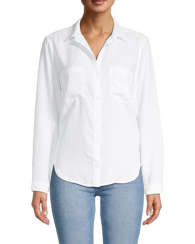 Cloth & Stone Full-sleeve Shirt - White