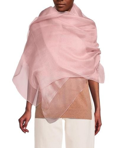 Saachi Silk Wrap - Pink