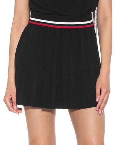 Alexia Admor Serena Pleated Tennis Skirt - Black